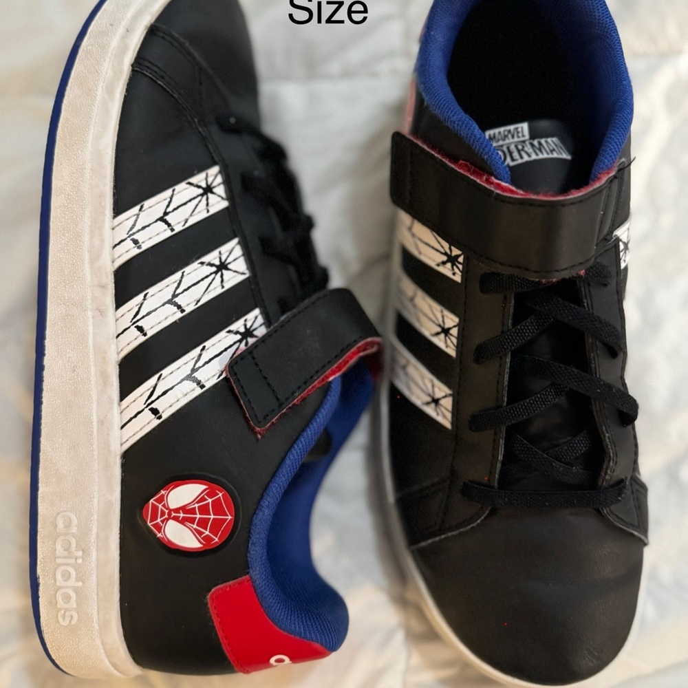 Adidas grand court shoes spider man